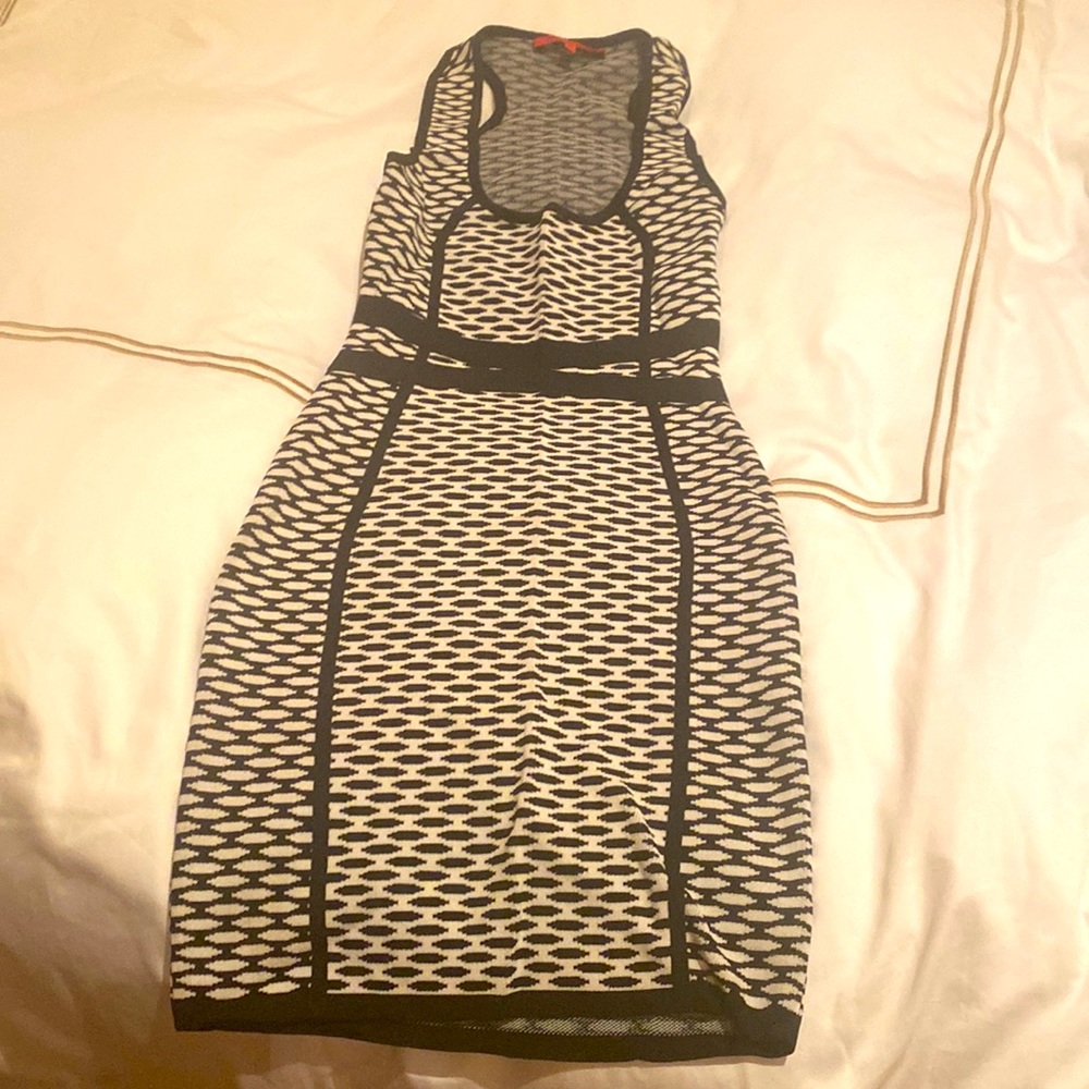WOW COUTURE little black & white dress